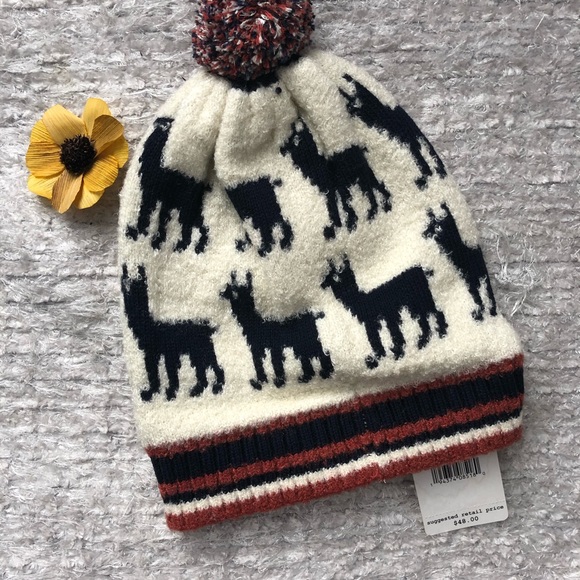 New with tag FREE PEOPLE Alpaca my bags Pom Beanie - Picture 2 of 6